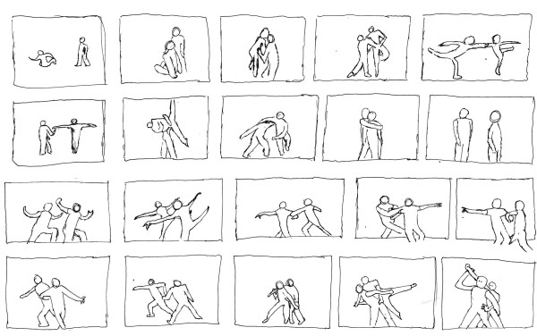 Reference Storyboards of Choreography